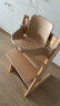 STOKKE四件套成长椅组合TrippTrapp成长椅宝宝儿童餐椅踢踢椅 天然色 实拍图