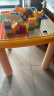 澳乐（AOLE-HW）儿童多功能积木桌宝宝游戏桌兼容大颗粒男女孩早教玩具桌幼儿礼物 【活力黄】多功能桌+椅+85颗积木 实拍图