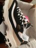 斯凯奇（Skechers）女鞋熊猫鞋2026秋季新款运动鞋网面透气休闲鞋厚底增高女款老爹鞋 黑金撞色-BKGD/四季款 带图买家秀返10 36.5 (235mm) 实拍图