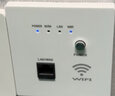 家恩（JIAEN）嵌入式86型墙壁wifi无线路由器POE供电ap千兆网线全屋WIFI面板 百兆4口POE主机+3只300M路由器 实拍图