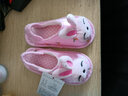 土豆屋儿童拖鞋宝宝女童居家棉拖鞋男童小童防滑婴儿小孩地板鞋室内鞋 粉红兔子 24 内长14cm 170码 脚长13-13.5cm 实拍图
