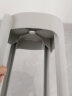 树浩家用塑料加厚凳子可叠放餐椅网红风车餐桌椅子现代简约餐厅书桌用 L.HF升级加强PP材料30cm面-灰色 实拍图