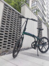 KOSDA24寸铝合金便携超轻折叠成人碟刹变速城市通勤一体轮自行车 变色龙绿（禧玛诺7速） 晒单实拍图
