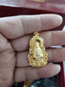中国黄金（CHINA GOLD）黄金吊坠观音菩萨佛像男士足金转运平安符金挂坠送父亲长辈礼物 足金观音吊坠（约4.6g） 实拍图