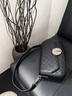 柏萨尼（PESASRIE）品牌包包女包轻奢真皮单肩包女士斜挎包菱格小方包生日跨年礼物 质感黑【全国十仓/当次日达】 奢侈礼盒包装 实拍图