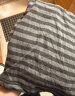 韩彩（HACAI）韩彩睡衣男夏季纯棉短袖大码v领休闲男士家居服套装 （印花款） 实拍图