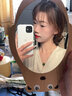 中国黄金（CHINA GOLD）黄金项链女妈妈款足金镶和田碧玉平安扣吊坠纪念日生日礼物送老婆 好运莲莲莲花平安扣吊坠赠银链 实拍图