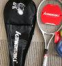 川崎（KAWASAKI）网球拍碳素成人专业初学单拍K10黑色（穿线含1训练器3网球1手胶） 实拍图
