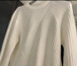 美特斯邦威毛衣男秋季圆领套头毛衫白色休闲日系慵懒复古长袖针织衫 白色 175/L 晒单实拍图