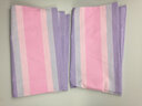 禄瑞福家纺床上用品纯棉老粗布枕套全棉单人条纹枕头套信封式 单只装1只 蓝瑟 手工制作约48cmx74cm 实拍图