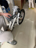 凤凰（Phoenix）折叠自行车儿童学生青少年自行车轻便变速通勤车成人学生代步车 豪华白丨三刀轮+折叠+六速+礼包 22寸【适合145-180cm】 实拍图