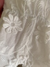 茵曼（INMAN）【夏季新品】夏装新款文艺复古纯棉波浪边素雅绣花少女可爱衬 云朵白 M 实拍图