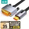 山泽 HDMI转DVI连接线 DVI转HDMI 4K60Hz高清线双向互转笔记本电脑投影仪显示器视频线 1.5米 LHD-8015 实拍图