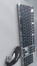 前行者X7S无线键盘鼠标套装真机械手感键盘可充电静音台式笔记本电脑电竞游戏办公打字通用蓝牙键鼠外设 金属黑【蓝光】无线套装 实拍图
