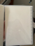 申士 SHEN SHI A5/80张 透明封面螺旋本软抄本 方格款记事本笔记本子 错题本 方格内页1本J8525-4 实拍图