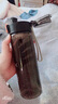 私家良品吸管杯孕产妇专用卧床躺着喝水成人tritan耐高温糖耐带刻度水杯女 米色520ml（重力球+带刻度） 实拍图