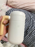 造物集保温杯高颜值水杯带手柄情侣送礼茶水分离刻字不锈钢水杯男士泡茶 联名款白色小聪460ml礼盒装 实拍图