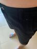 浅行狼短裤男夏天五分裤西裤韩版潮流夏季休闲薄款5分裤子纯棉中裤 黑色 34 实拍图