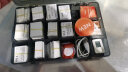 科麦斯多格零件盒分格箱透明收纳盒小螺丝储物工具收纳箱分类格子样品盒 18格大号零件盒 实拍图