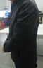 啄木鸟 夹克男春秋季皮衣男士冬款皮夹克加绒保暖纯色商务中青年衣服 8802黑色 XL (120斤-140斤) 实拍图