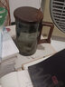 忆壶茶（YIHUTEA） 玻璃茶杯茶水分离水杯带过滤泡茶杯办公室耐热茶具喝绿茶杯子 【月牙过滤】君茗杯550ML 实拍图