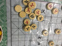 得力（deli）桦木中国象棋 实木大号高档象棋 塑料纸棋盘家用儿童学生象棋 桦木中国象棋-2.7cm直径 实拍图