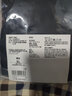 无印良品 MUJI 男式 使用了棉的冬季内衣圆领长袖T恤 69AA452打底衫打底衣 黑色 XL 实拍图