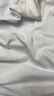 罗蒙儿童白色长袖polo衫男女童T恤打底衫学生班服校园服饰白色条纹130 实拍图
