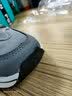 翠雅阁男鞋2024新款秋季休闲运动工作上班皮面防水防滑劳保老爹鞋子男 白黑色 42 实拍图