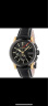 GUCCI古驰G-Chrono系列男士皮革表带手表腕表,44毫米 黑色/浅黄金色 均码 晒单实拍图