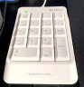 双飞燕（A4TECH）FK13P 飞时代有线键盘 笔记本外接数字小键盘有线 财务会计收银柜台证券用 USB接口 白色 实拍图