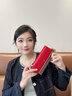 金利来钱包女款真皮轻奢2025新款钱包卡包二合一女牛皮长款钱夹女包手包 【红色 官方正品 假一赔十】 实拍图
