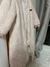 婧麒（JOYNCLEON）婴儿连体衣新生儿衣服秋冬保暖夹棉哈衣满月宝宝内衣纯棉连体衣 大树粉【优选精梳棉】 90cm 实拍图