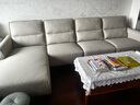 左右真皮沙发【力荐】客厅新款网红奶油风家具小户型直排皮艺沙发6018 [10]3.22m|奶油白|四人位右贵妃 实拍图