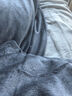 北极绒（Beijirong） 冬季牛奶绒三件套学生宿舍单人法兰绒床单被套珊瑚绒加厚双面加绒 深灰+浅灰【双面加绒】 1.5米床四件套(适合180×220被子) 实拍图