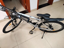凤凰自行车成年人男女变速自行车青少年单车越野公路车学生山地自行车 铝架/蓝图变速/正新轮胎/条轮灰 24速26寸【适合155-185cm】 实拍图