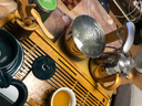 石匠同丰 智能全自动上水电热水壶 304不锈钢烧水壶 泡茶电磁炉电茶壶茶盘茶台煮水炉 金色 实拍图