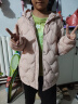 雅鹿2025新款儿童轻薄羽绒服内胆短款男童女童中大童保暖冬外套亲子装 浅粉 140 cm 实拍图