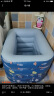 可浠乐婴儿游泳池儿童家用加厚可折叠自动充气游泳桶宝宝戏水池室内浴缸 自充款1.4米夹棉底海蓝+尊贵套餐 晒单实拍图