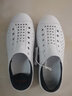 Skechers斯凯奇儿童洞洞鞋夏季凉鞋男女童涉水溯溪鞋防滑沙滩拖鞋91995L 男/白色/海军蓝/红色/WNVR 35 实拍图