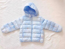迪士尼（DISNEY）女童轻薄羽绒服耐脏油污90白鸭绒儿中大童衣服24冬DB431KE01蓝150 实拍图