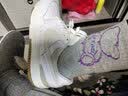 耐克（NIKE）女鞋2025秋冬新款厚底板鞋百搭小白鞋休闲鞋简版空军一号运动鞋 DX9176-103 38.5 实拍图