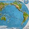 3D凹凸立体世界地形图套装共两册（立体地形图+少儿地图水晶版）4开 实拍图