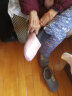 惠夫人冬季棉拖鞋女包跟居家情侣保暖防滑月子鞋家用男士简约厚底 细格子包跟 栗紫 38-39码(适合37-38码穿) 晒单实拍图