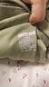 蕉内热皮302++保暖内衣男女士棉感套装抗菌秋衣秋裤加绒加厚秋冬季 【女士】洛绿 XL 实拍图