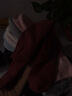 TINGE3双加厚中筒袜子女秋保暖长筒过膝及膝袜堆堆袜ins日系潮JK 深灰色+砖红色+卡其色  3双 均码 适合34-39码 实拍图