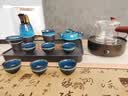 石茗堂天目釉建盏功夫茶具套装高档家用整套茶具办公送礼物老公男朋友 星空茶壶16头套组 实拍图