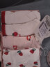 红豆（Hodo）女士内裤抗菌裆中腰透气少女式可爱印花亲肤棉三角裤四条装 724组合十三（草莓果果） 4条 M (160) 建议80-100斤 实拍图