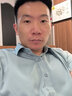 罗蒙（ROMON）冰丝弹力衬衫男短袖夏季免烫中青年商务职业正装修身抗皱薄款衬衣 浅蓝+灰绿【短袖款】 41/2XL 实拍图