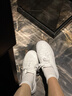 九寸阳光 厚底小白鞋女春季增高ins潮2025新款百搭休闲运动鞋跑步板鞋女 厚底小白鞋白色【39码】 实拍图